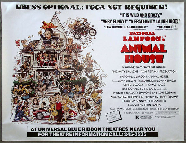 Original Animal House movie poster