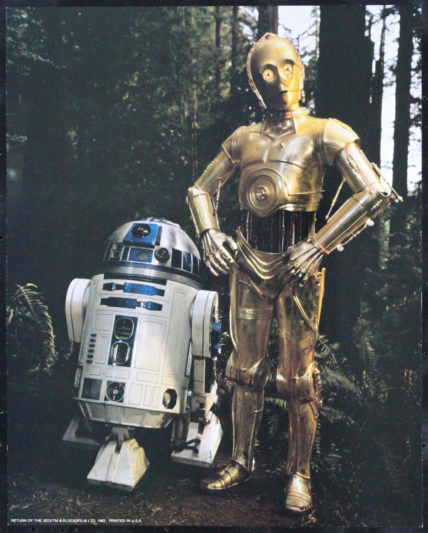 Original Star Wars: Return of the Jedi movie poster