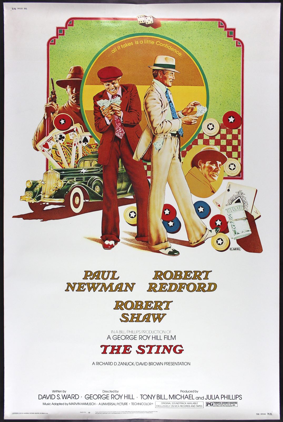 Original The Sting movie poster