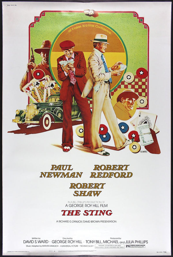 Original The Sting movie poster