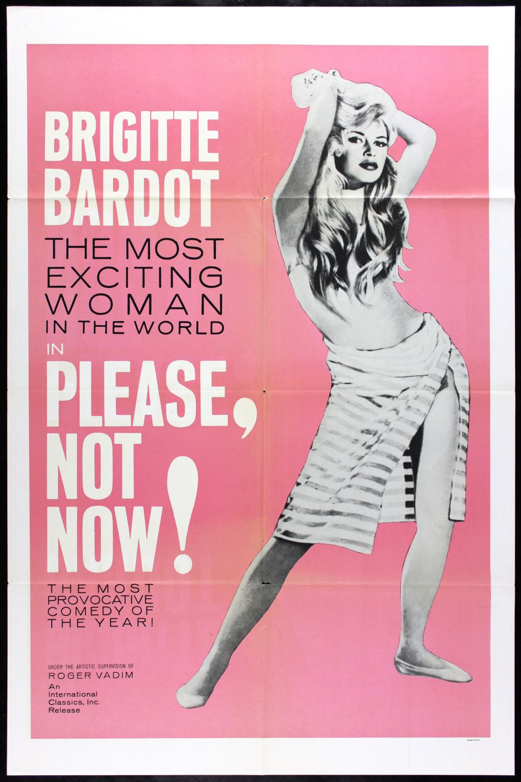Original Please, Not Now! movie poster