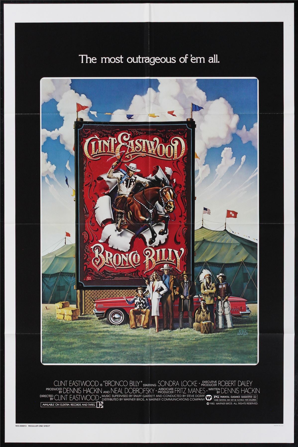 Original Bronco Billy movie poster
