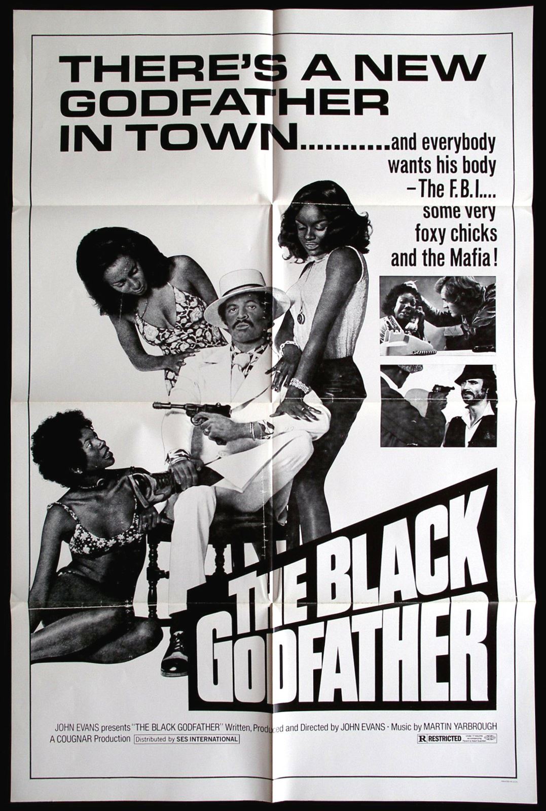 Original The Black Godfather movie poster