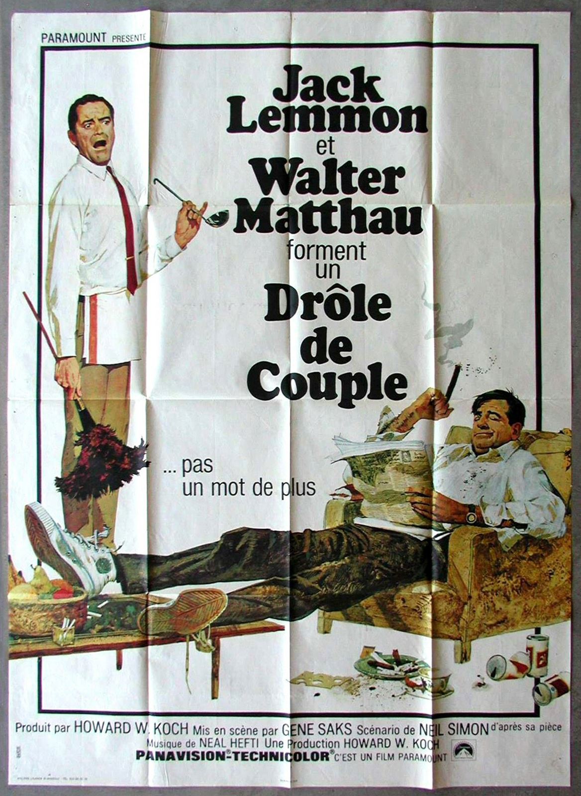 Original The Odd Couple movie poster