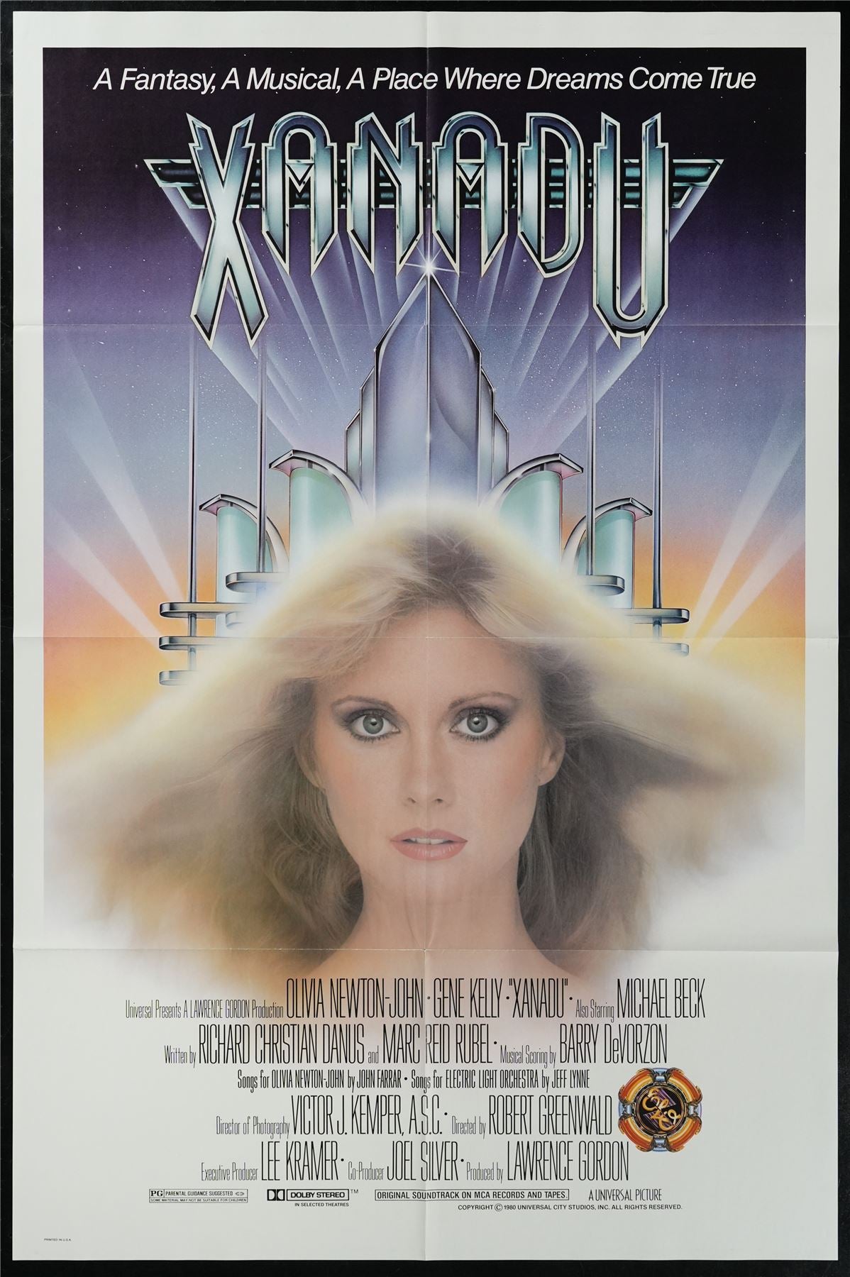 Original Xanadu movie poster