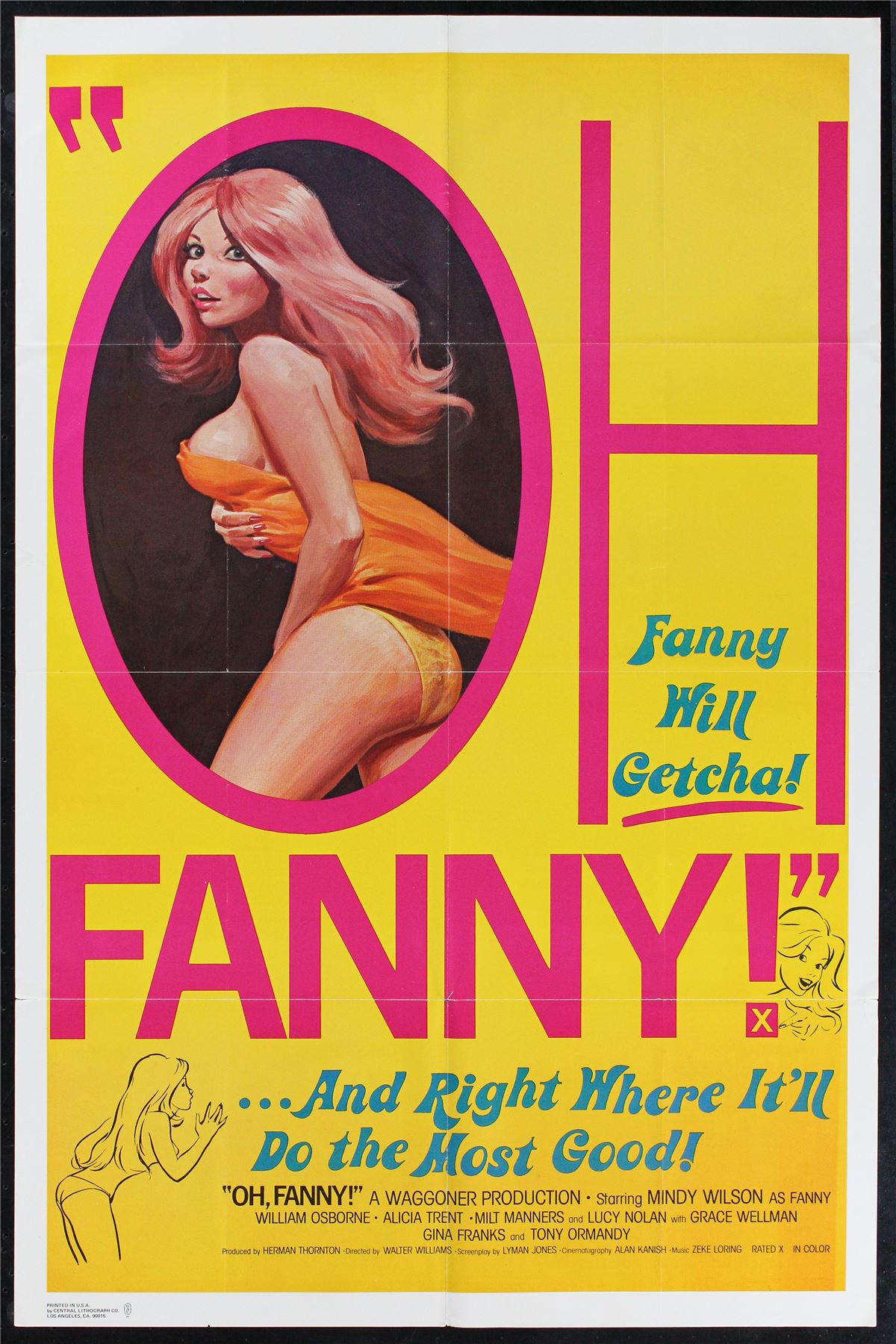 Original Oh Fanny! movie poster