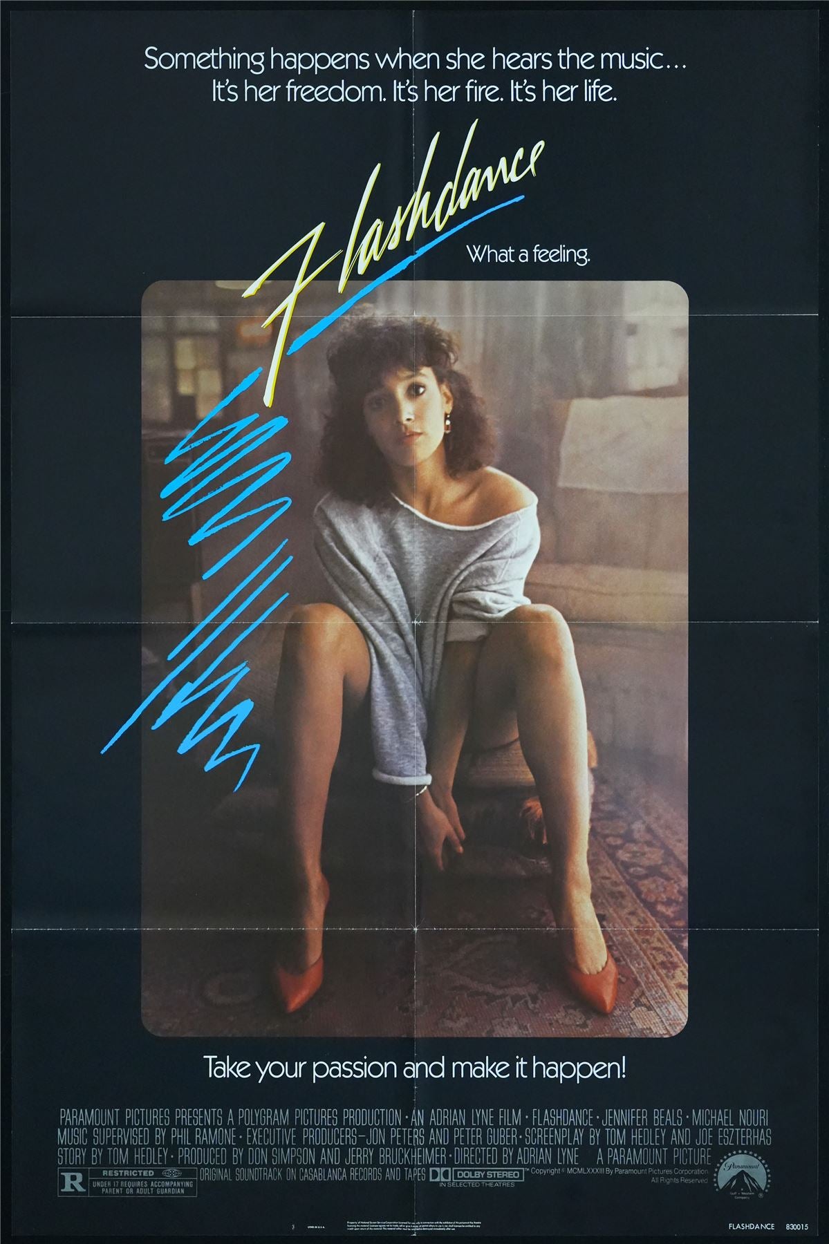 Original Flashdance movie poster