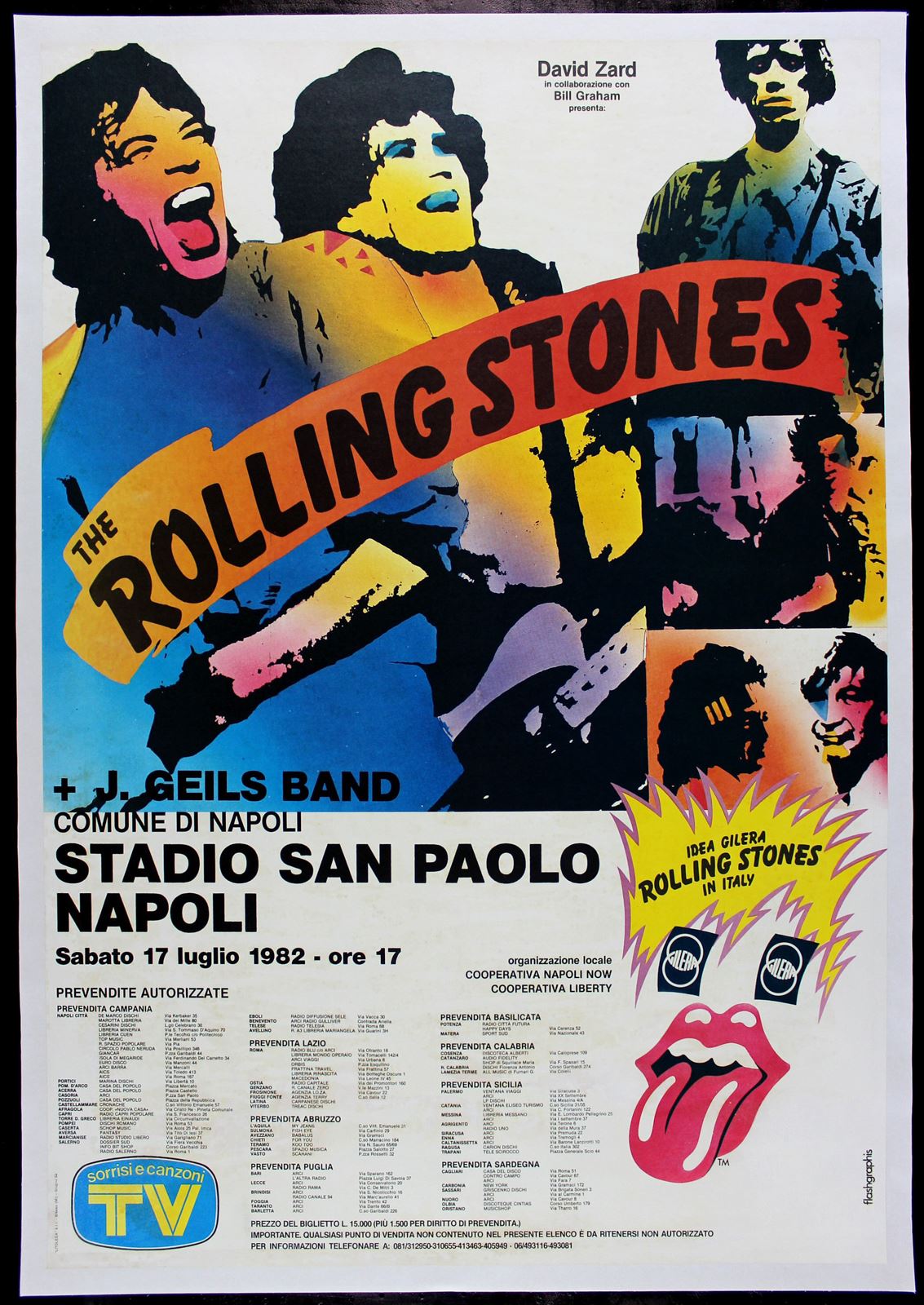 Original Rolling Stones movie poster