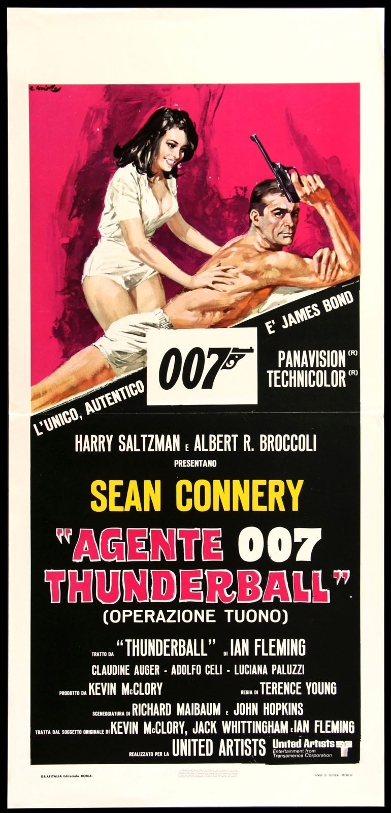 Original Thunderball movie poster