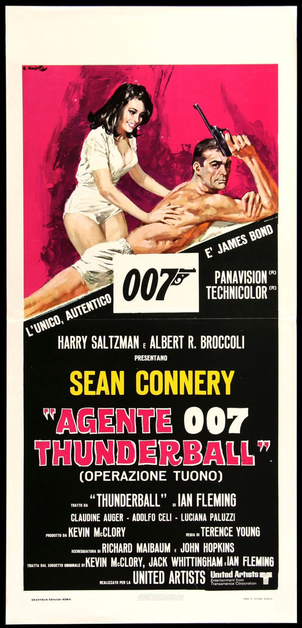 Original Thunderball movie poster