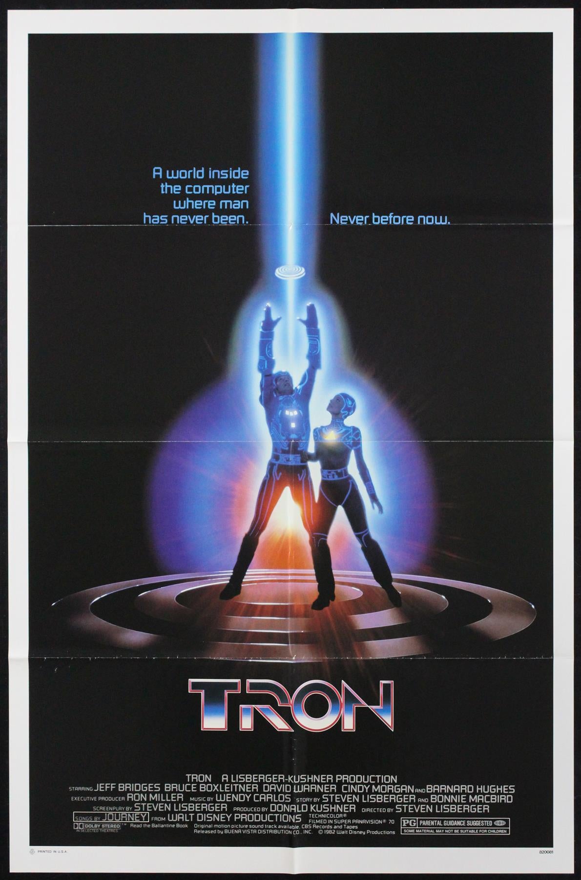 Original Tron movie poster