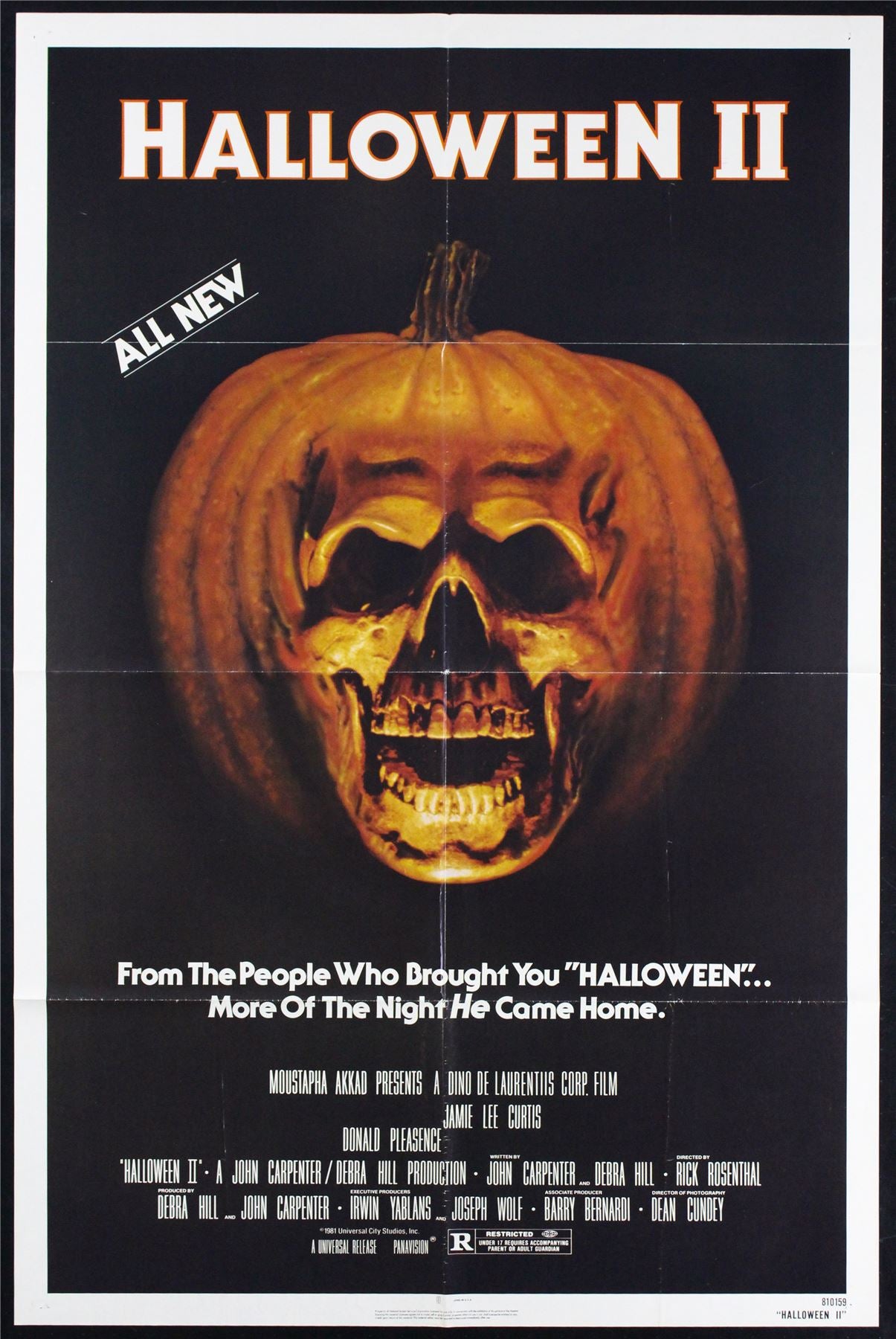 Original Halloween II movie poster