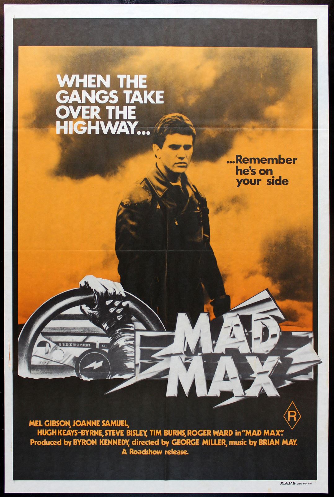 Original Mad Max movie poster