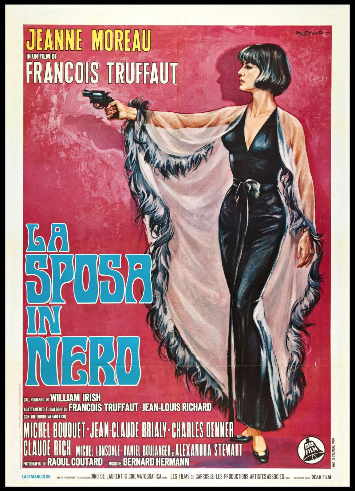 Original The Bride Wore Black movie poster
