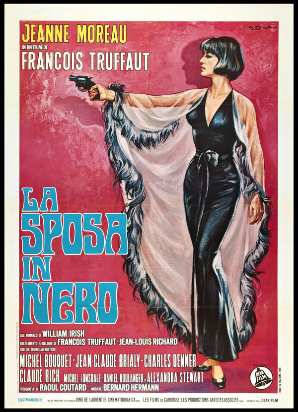 Original The Bride Wore Black movie poster