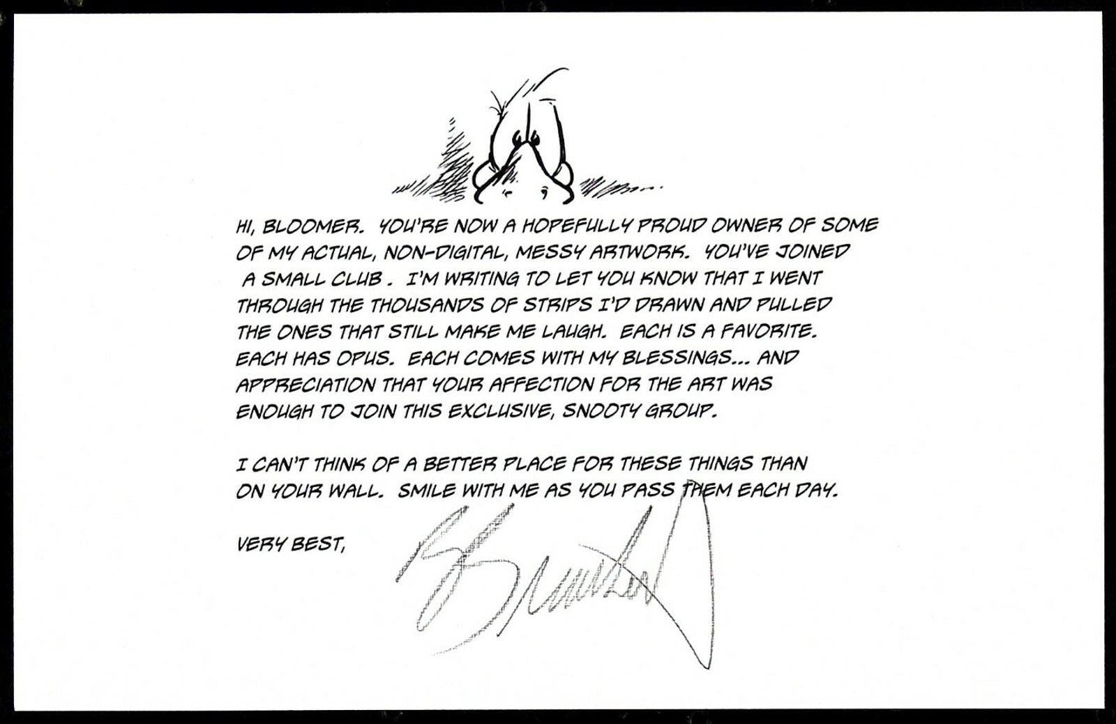 Original Bloom County movie poster