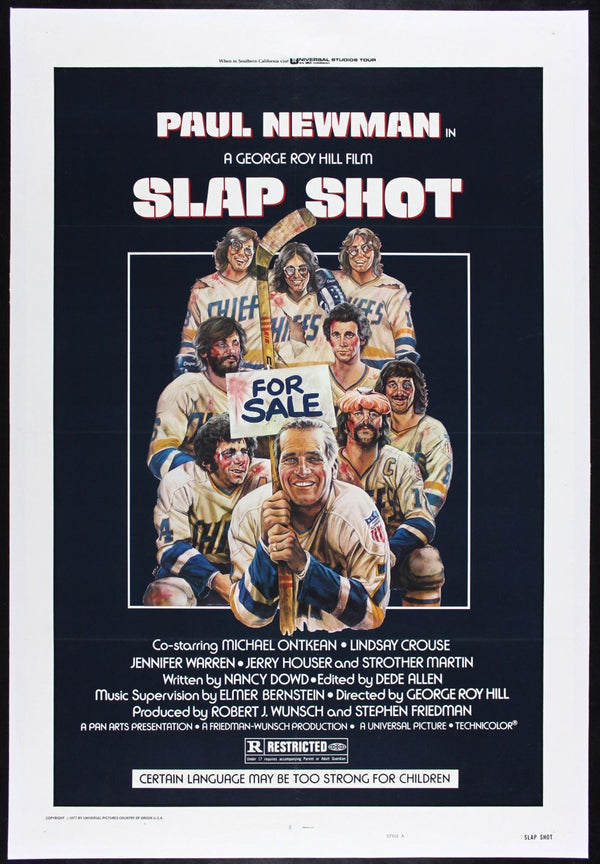 Original Slap Shot movie poster