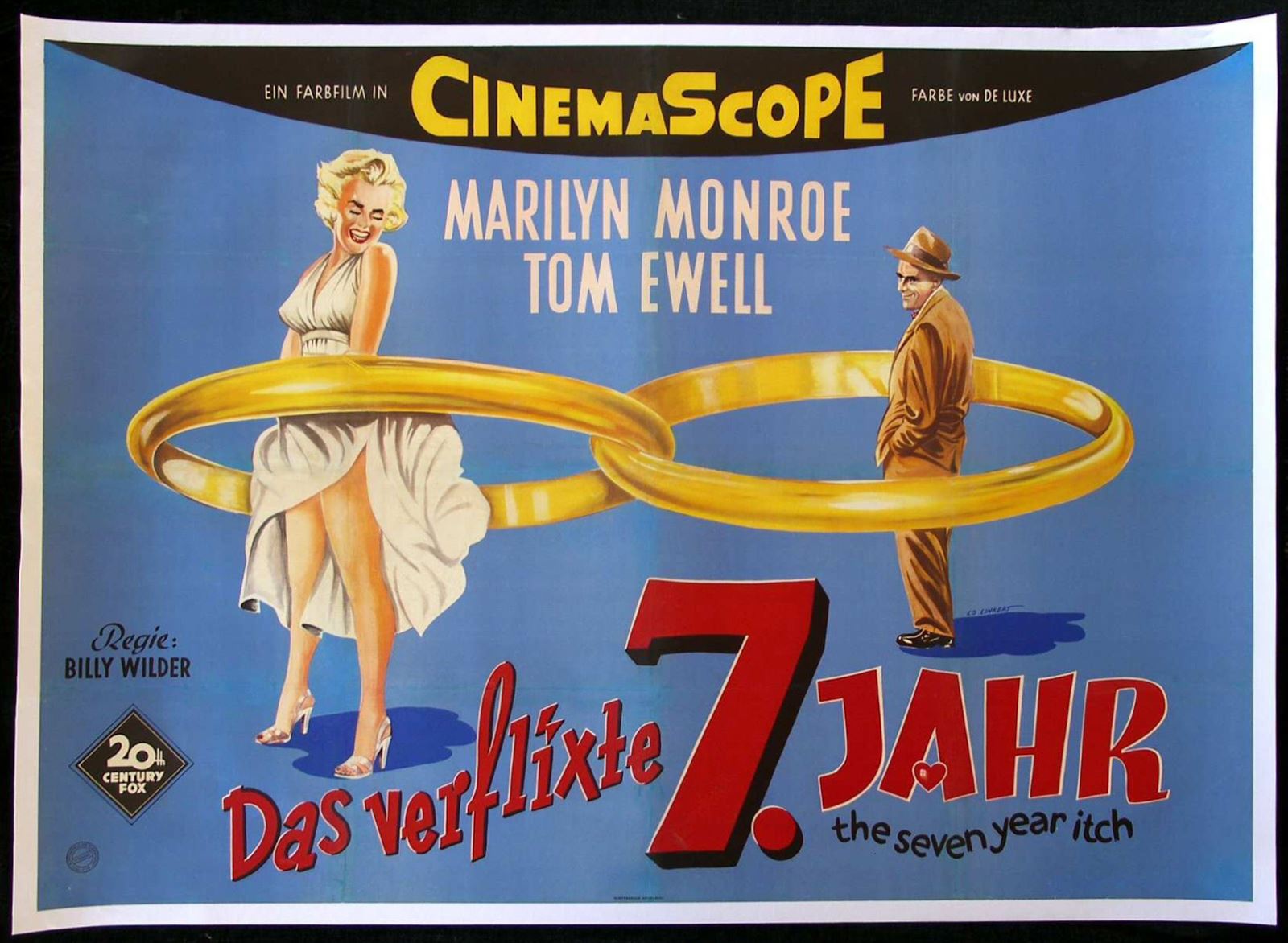Original The Seven Year Itch movie poster