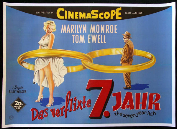 Original The Seven Year Itch movie poster