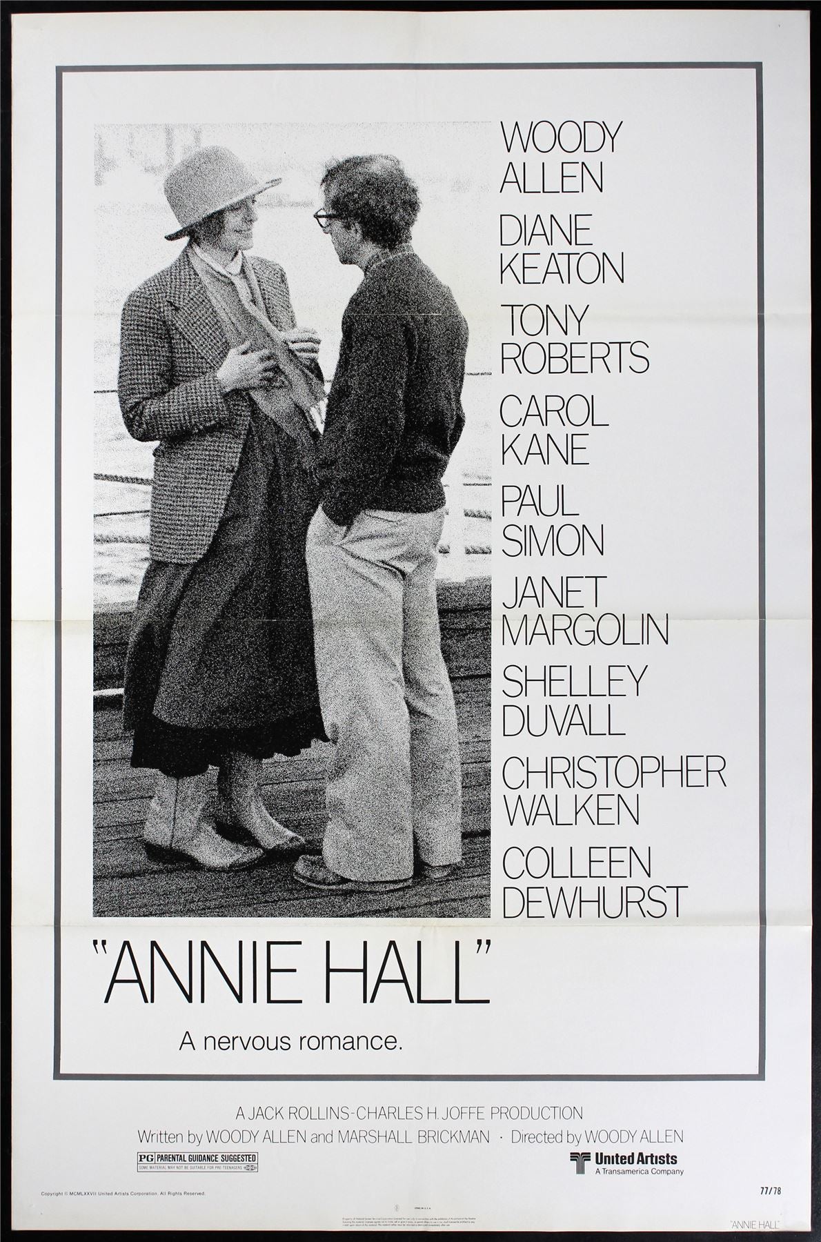 Original Annie Hall movie poster