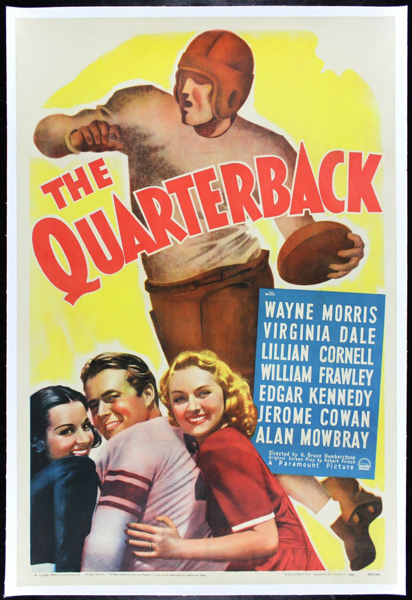 Original The Quarterback movie poster