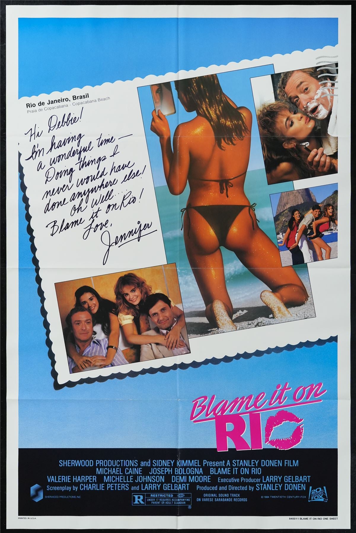 Original Blame It on Rio movie poster