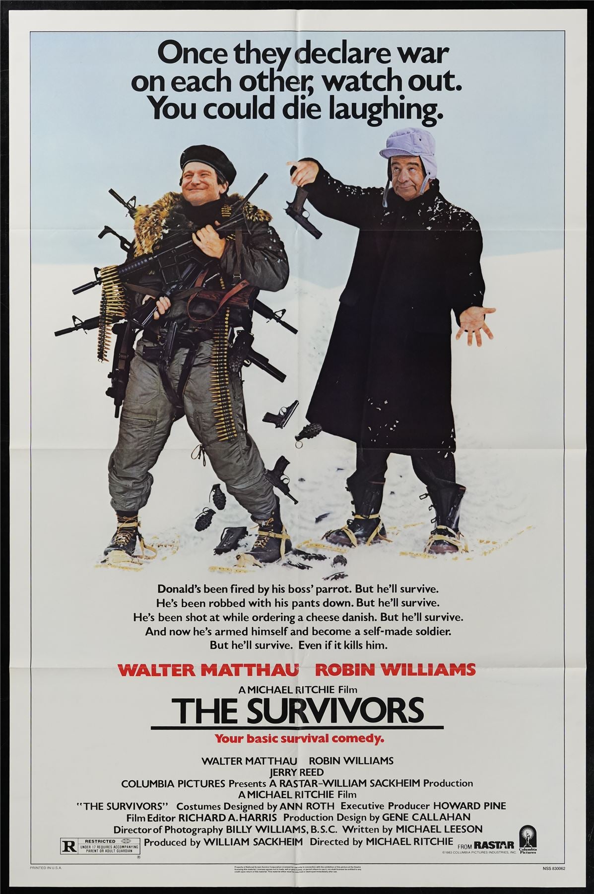 Original The Survivors movie poster