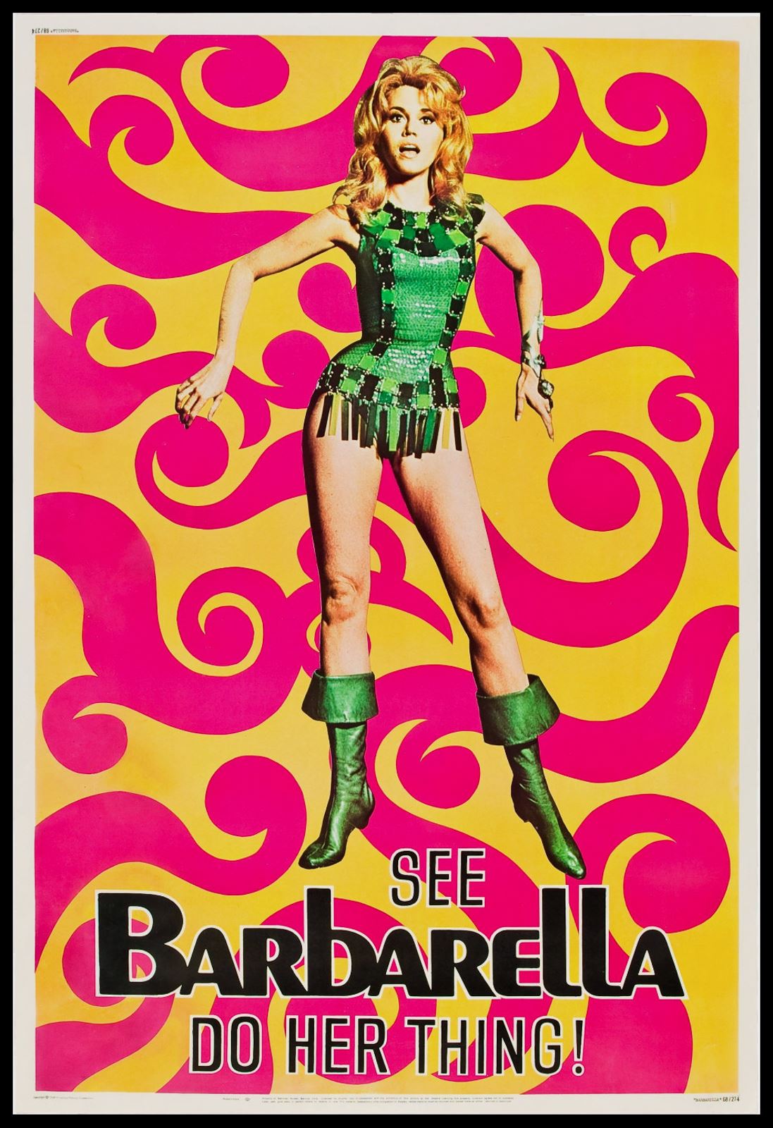 Original Barbarella movie poster