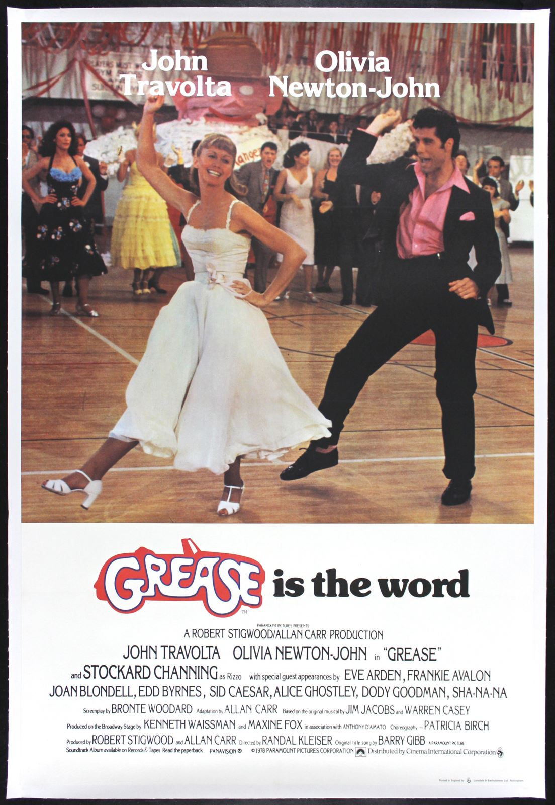 Original Grease movie poster