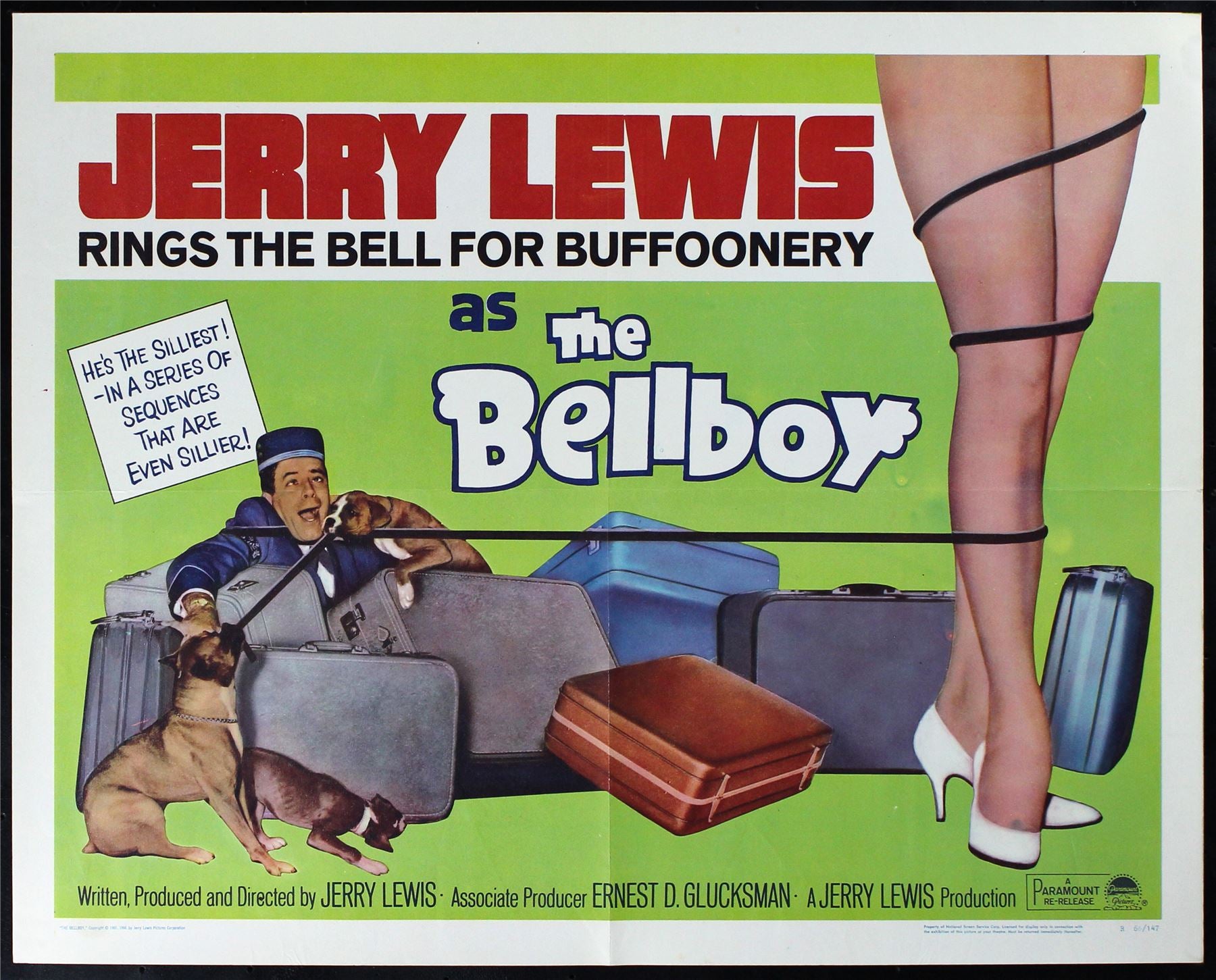 Original The Bellboy movie poster