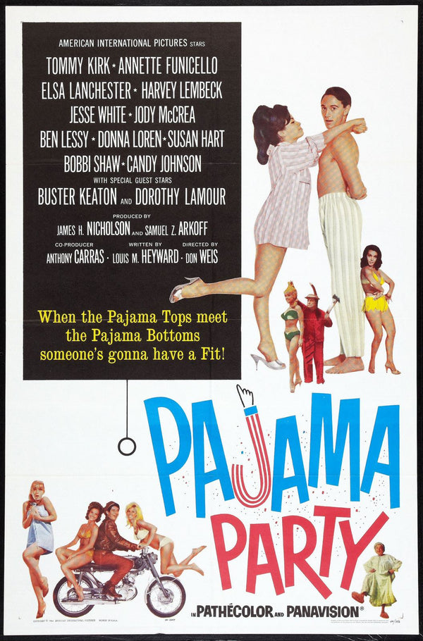 Original Pajama Party movie poster