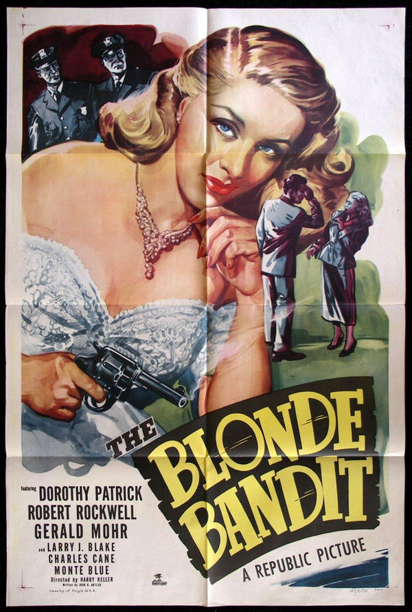 Original The Blonde Bandit movie poster