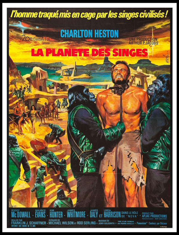 Original Planet of the Apes movie poster