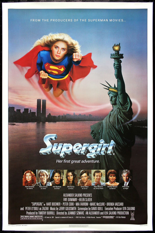 Original Supergirl movie poster
