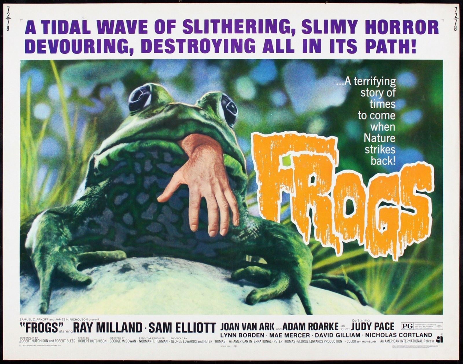 Original Frogs movie poster
