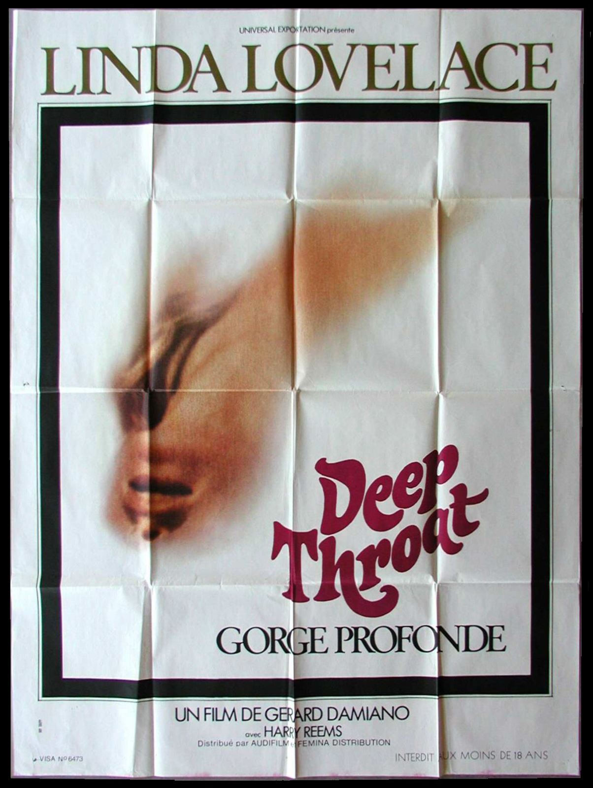 Original Deep Throat movie poster
