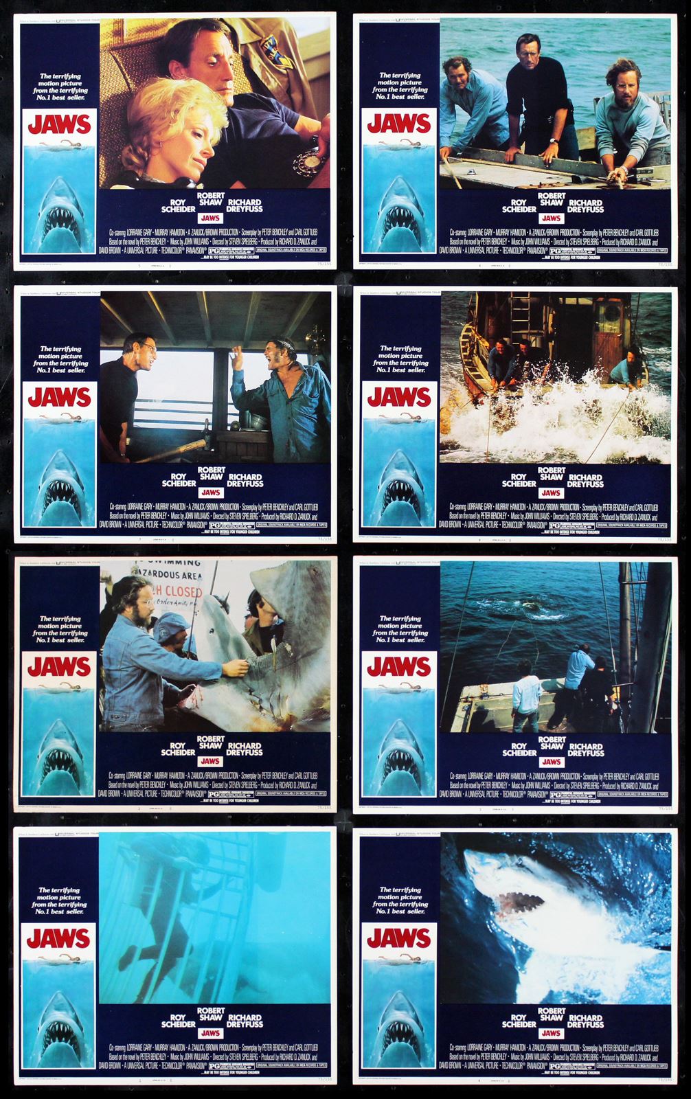 Original Jaws movie poster