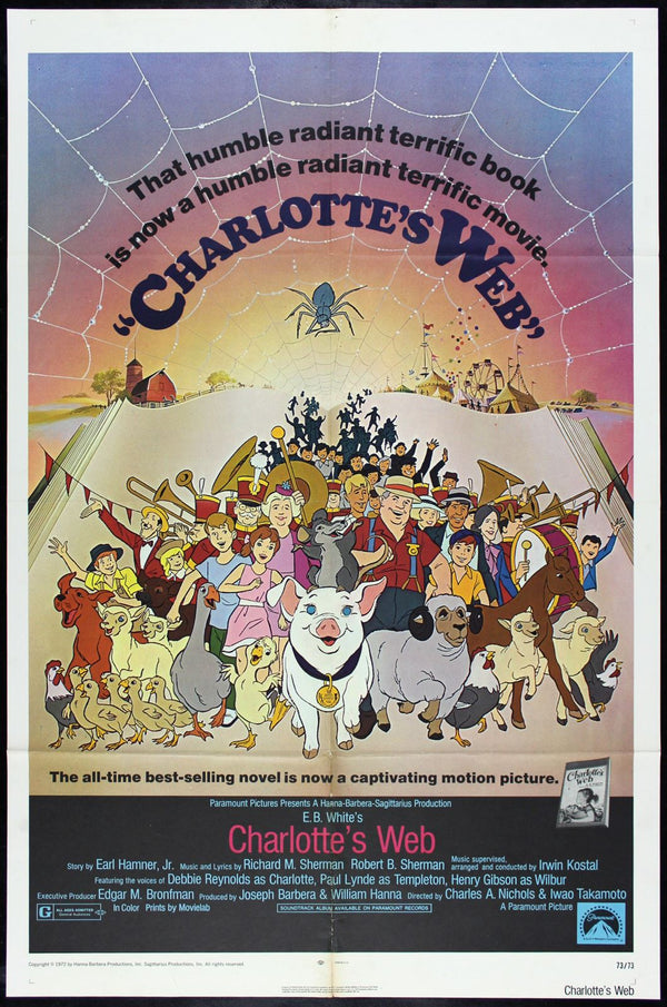 Original Charlotte's Web movie poster