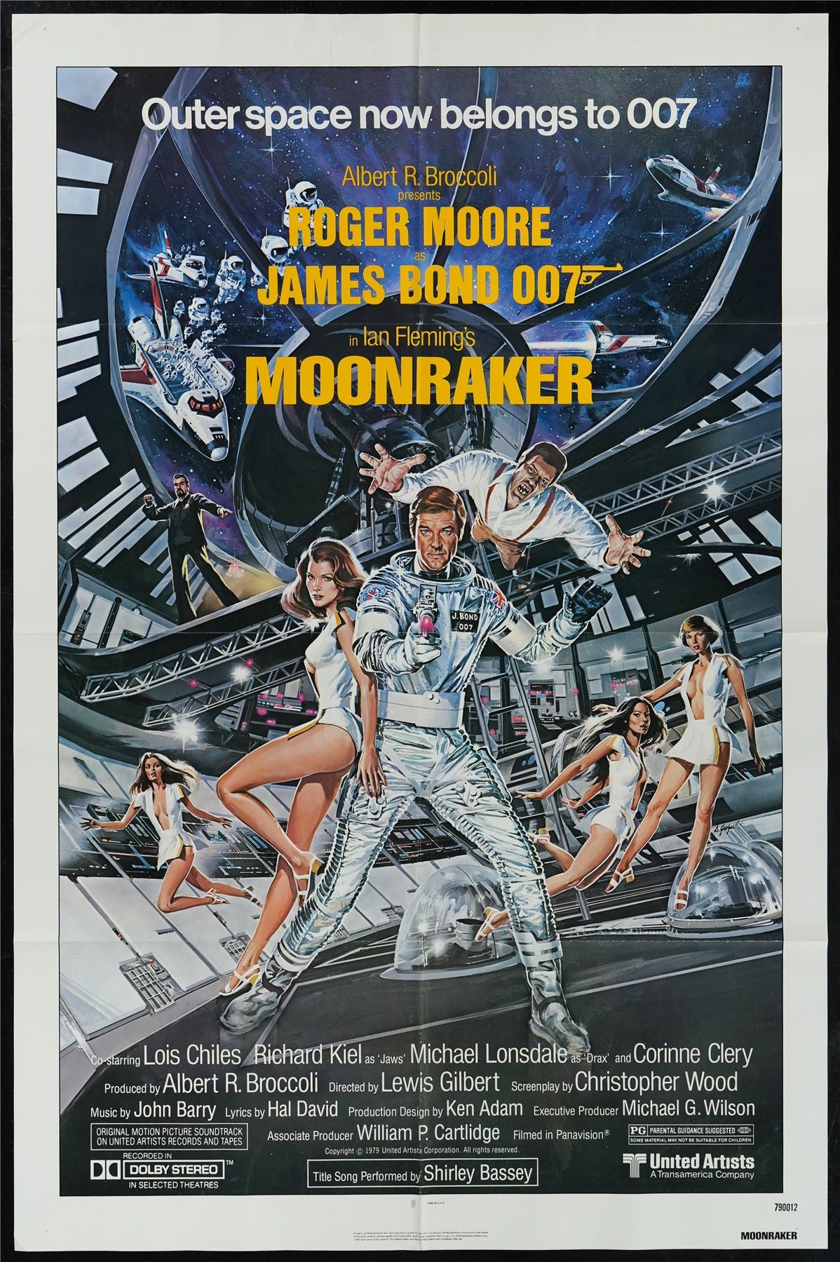 Original Moonraker movie poster