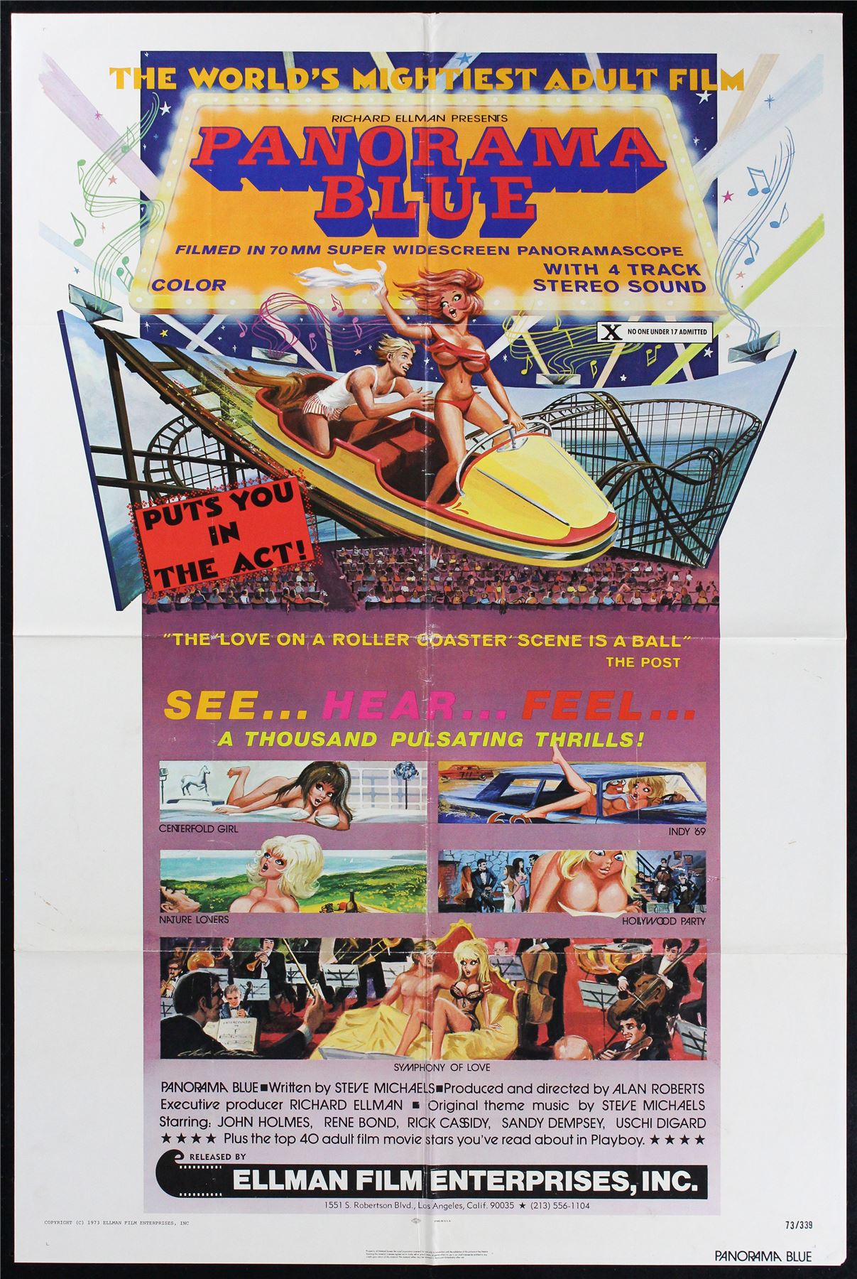 Original Panorama Blue movie poster