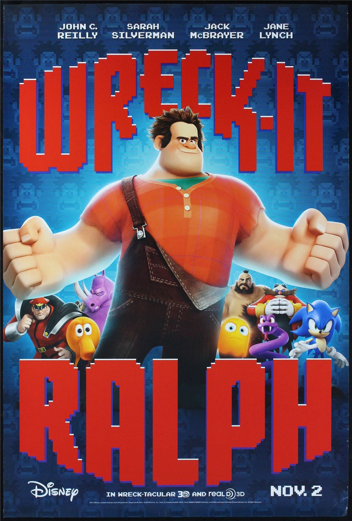 Original Wreck It Ralph movie poster