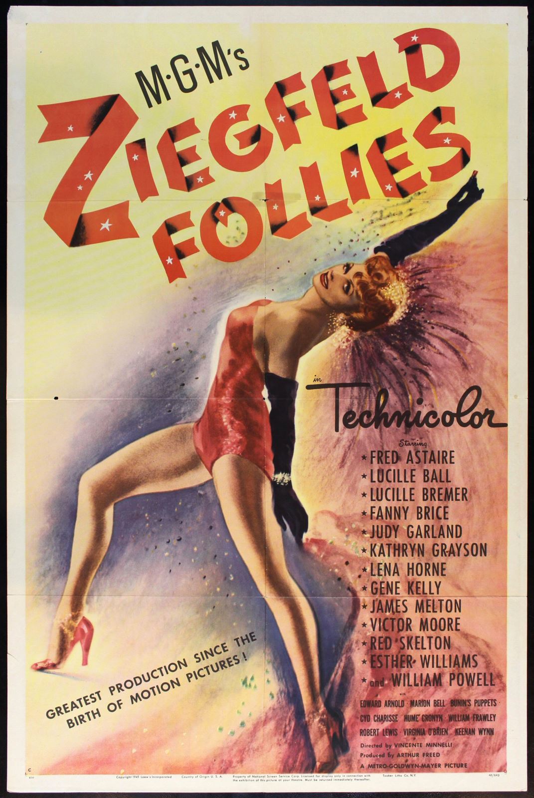 Original Ziegfeld Follies movie poster