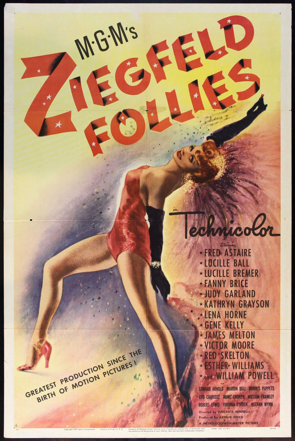 Original Ziegfeld Follies movie poster