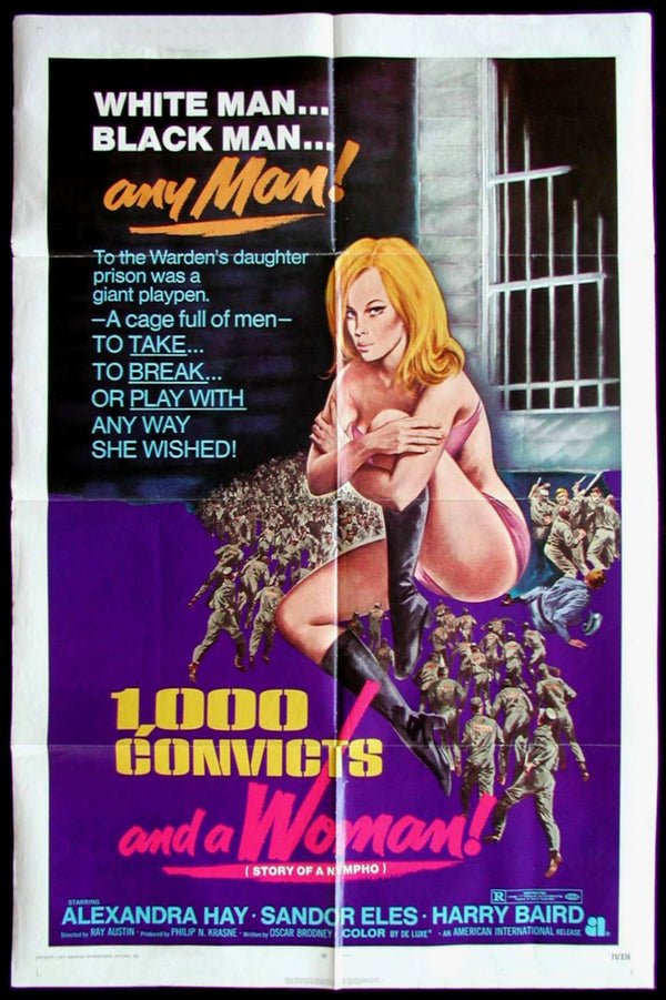 Original 1000 Convicts and a Woman movie poster
