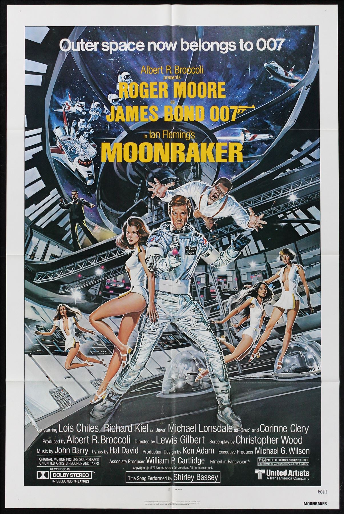 Original Moonraker movie poster