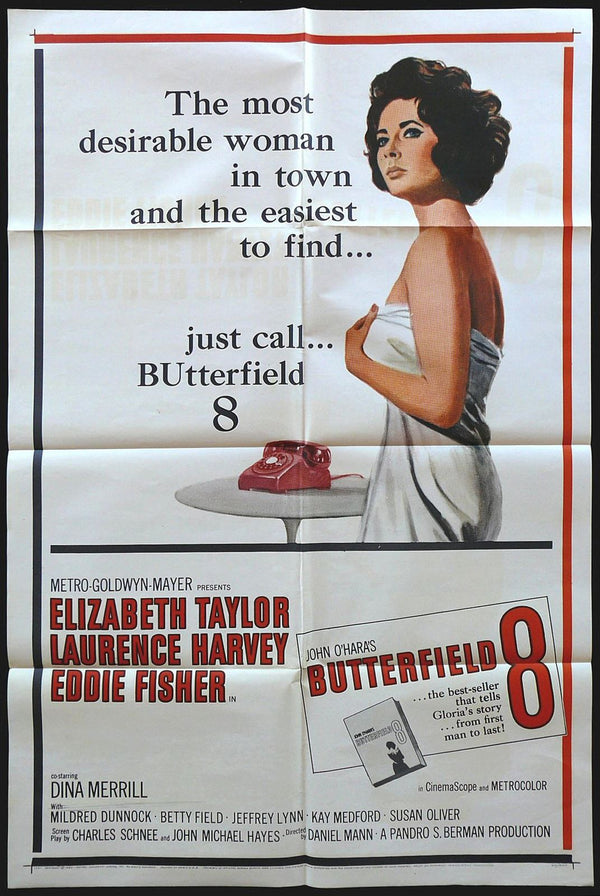 Original Butterfield 8 movie poster