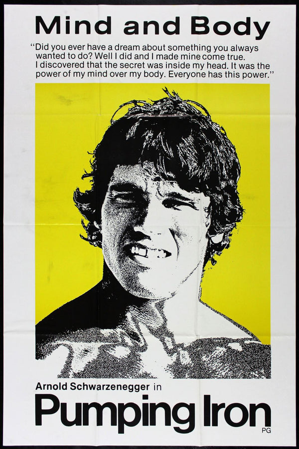 Original Pumping Iron movie poster