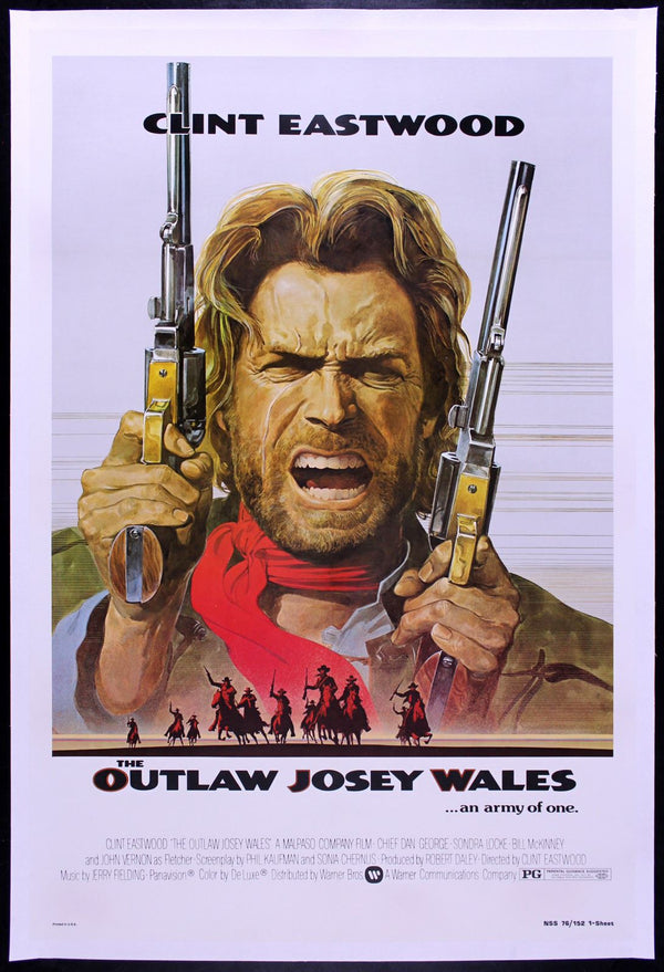 Original The Outlaw Josey Wales movie poster