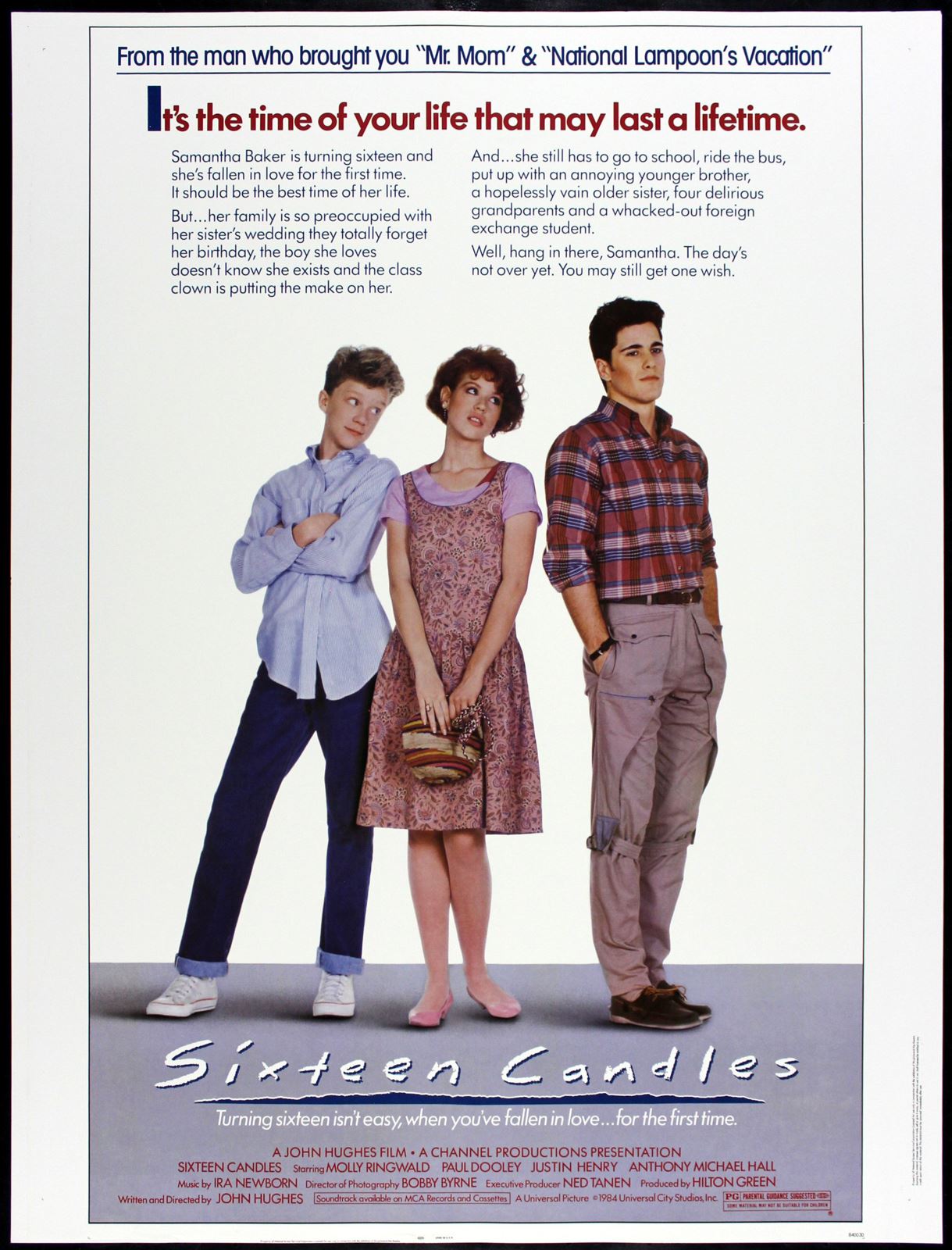 Original Sixteen Candles movie poster