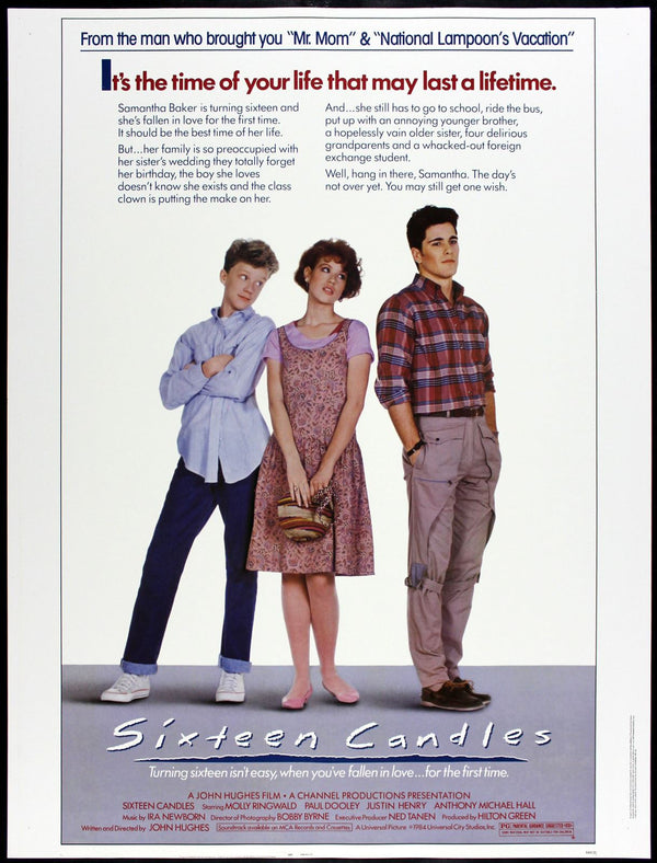 Original Sixteen Candles movie poster